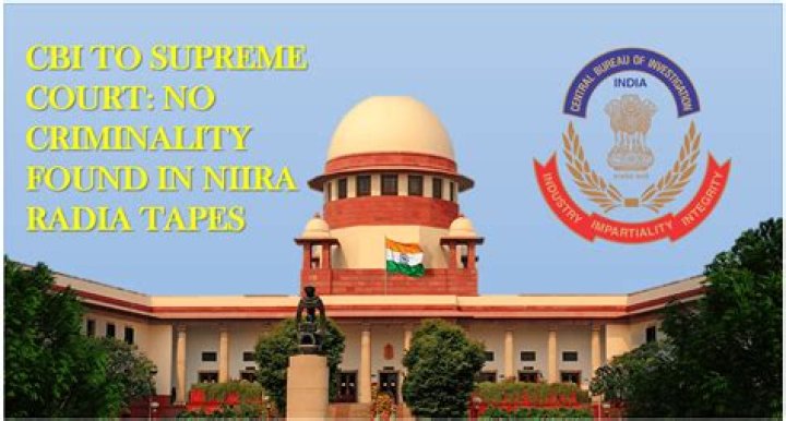 
No criminality was found in Niira Radia tapes, CBI tells SC (Lead) 